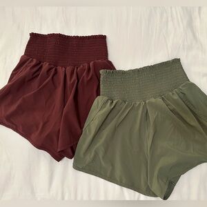 Aerie Offline Shorts x2